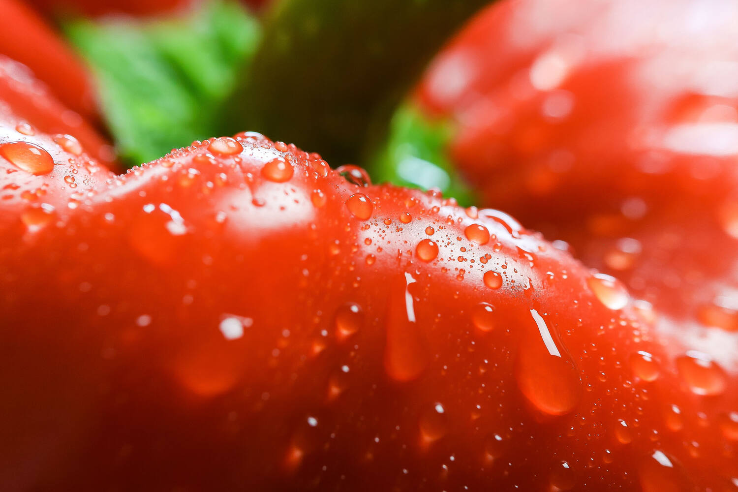Organic red bell peppers crade 5 kilo